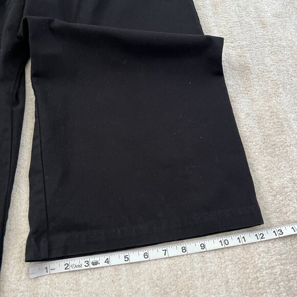 Lucy & Yak Ragan Black Cotton Wide Leg Short Sleeve Crop Jumpsuit 18 - Picture 6 of 11